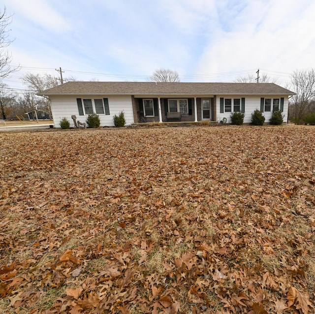 view of ranch-style home