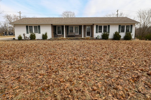 view of ranch-style home