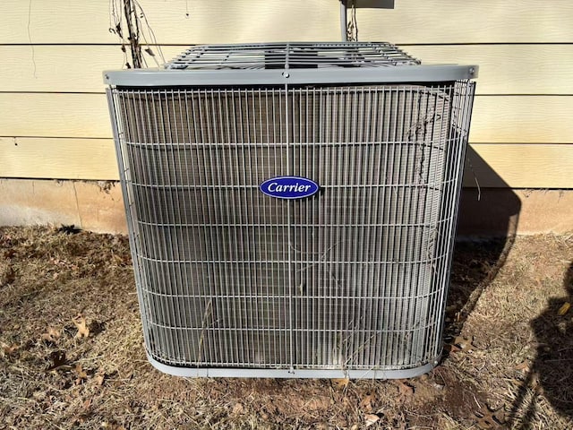 exterior details with central air condition unit