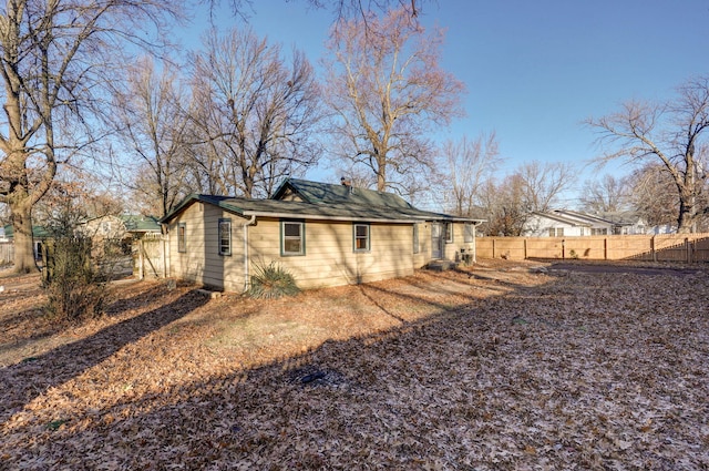 view of side of property