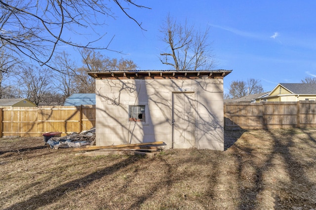 view of outbuilding