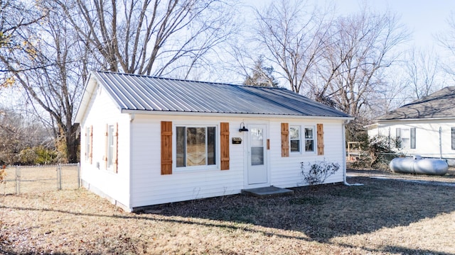 view of bungalow-style home