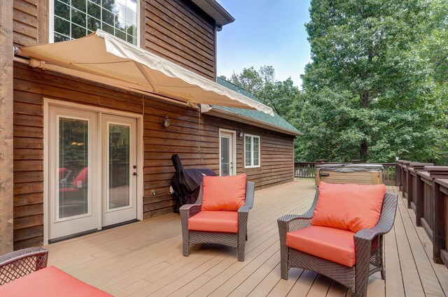 10350 Indian Ridge Ln, Carthage, MO 64836 - view of deck