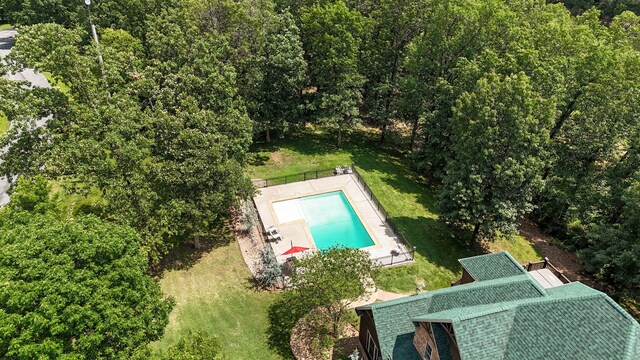 10350 Indian Ridge Ln, Carthage, MO 64836 - aerial view of a pool