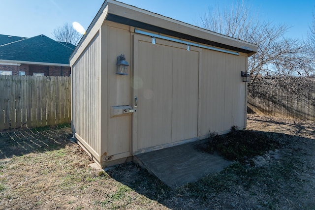 view of outbuilding