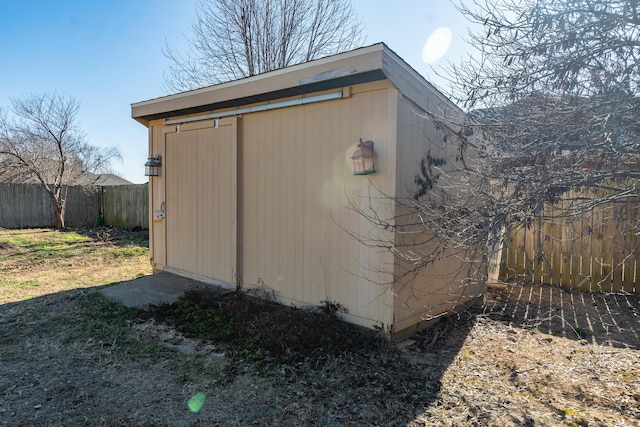 view of outbuilding