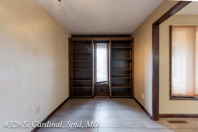 view of tiled empty room