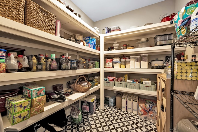 view of pantry