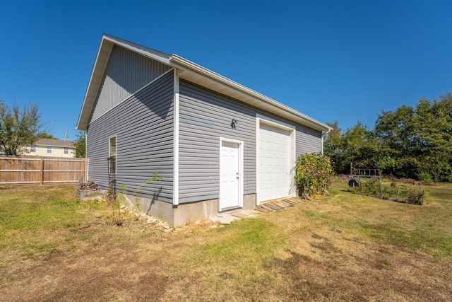 exterior space with a yard