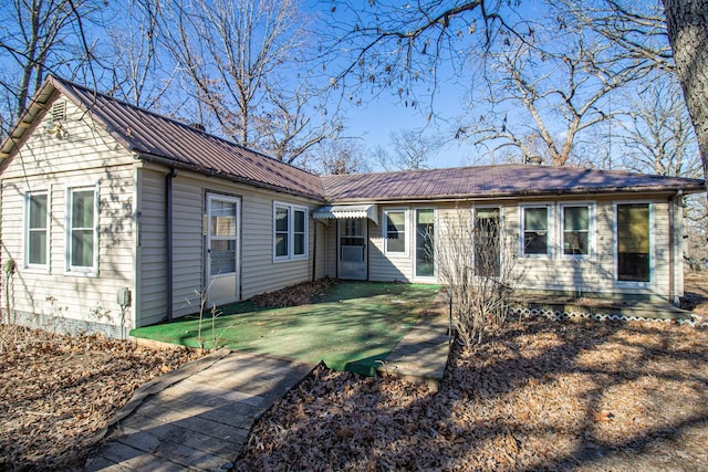 view of rear view of property