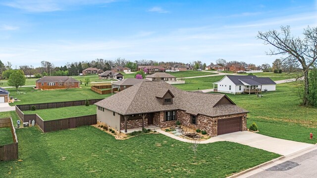 2320 Aid Hodgson Ln, West Plains, MO 65775 - bird's eye view with a residential view