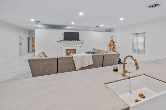 kitchen featuring sink