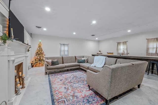 view of living room