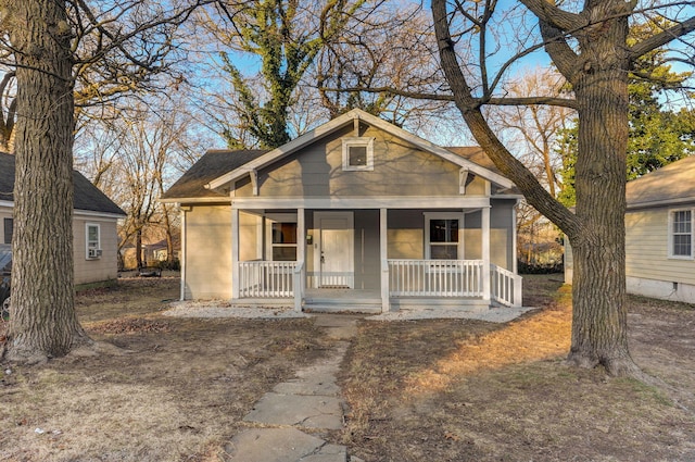 view of front of house with a porch