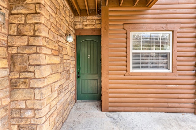 view of entrance to property