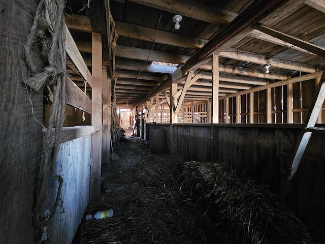 view of horse barn