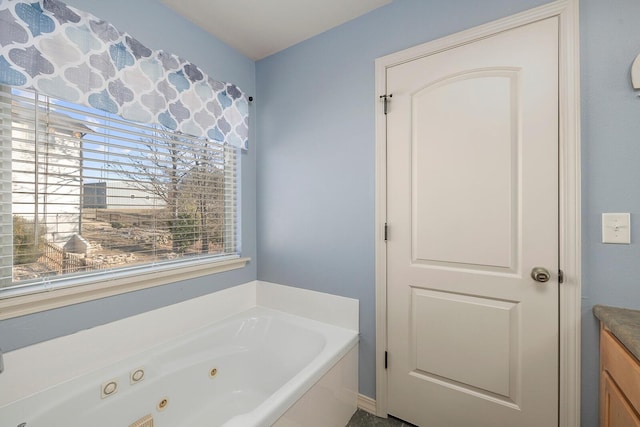 bathroom with a bathtub