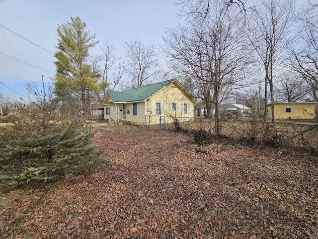 view of side of property