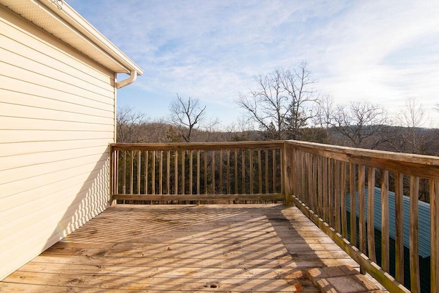 view of deck