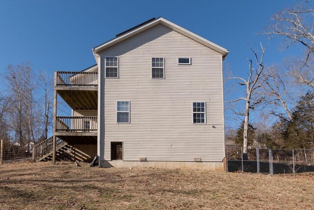 view of rear view of house