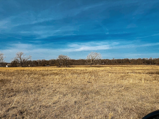 view of landscape with a rural view