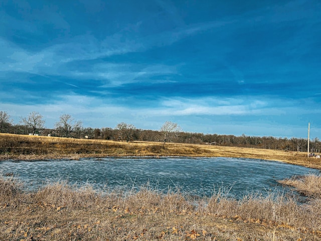 view of water feature