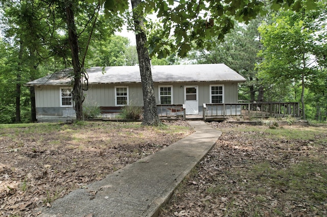 406 Red Bridge Rd, Ozark, MO 65721 - view of front facade with a deck