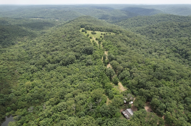 406 Red Bridge Rd, Ozark, MO 65721 - drone / aerial view of a heavily wooded area