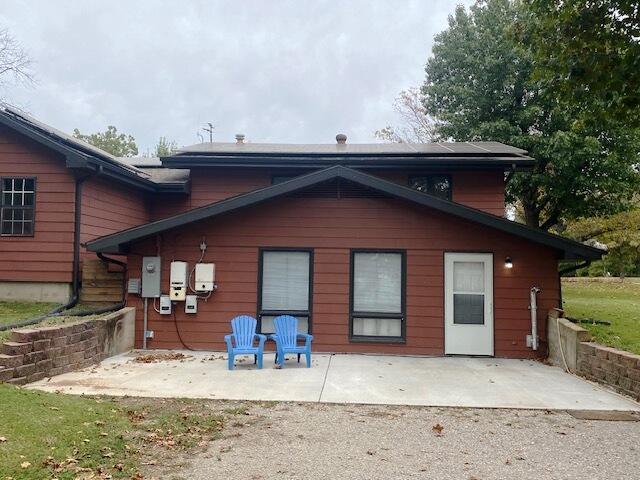 back of house featuring a patio area