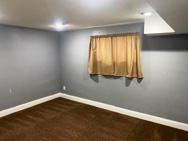 unfurnished room with carpet