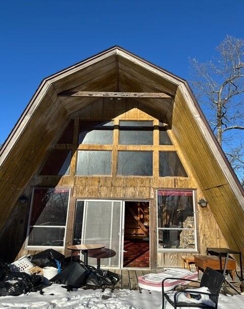 view of attic