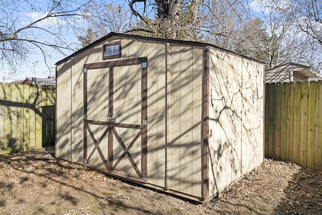 view of outbuilding