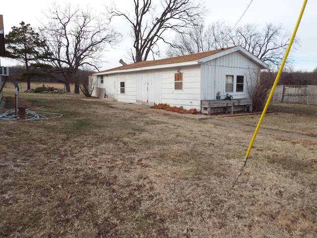 view of back of property