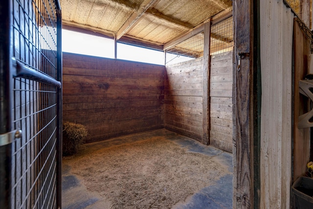 view of horse barn