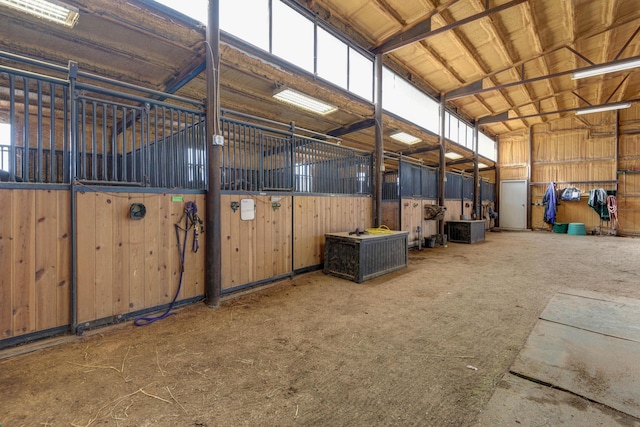 view of horse barn