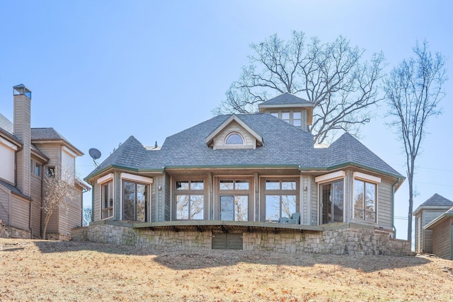 view of rear view of house