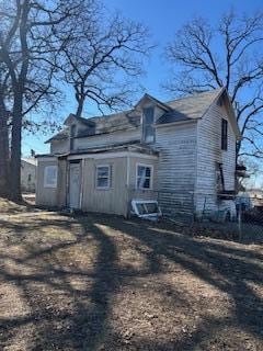 view of back of property