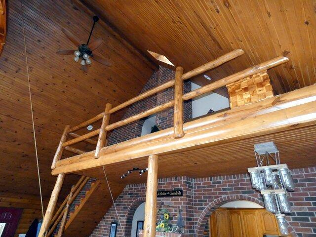 interior details with ceiling fan, beam ceiling, and wooden ceiling