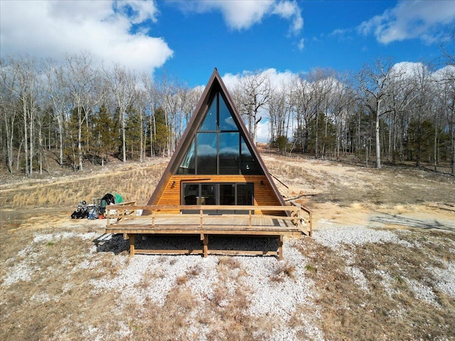 view of rear view of house