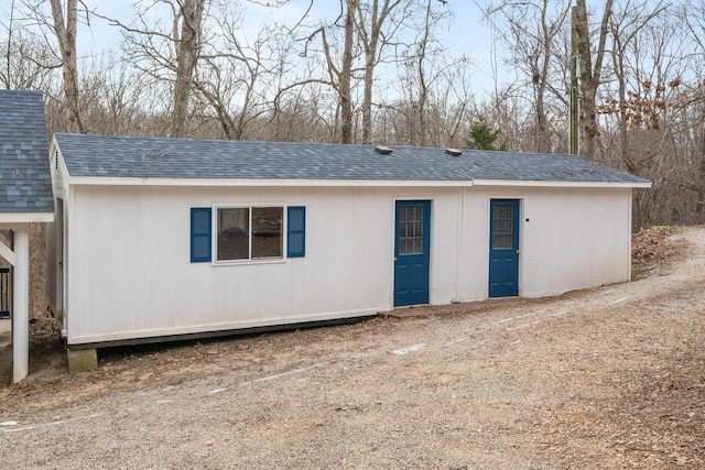 view of back of property