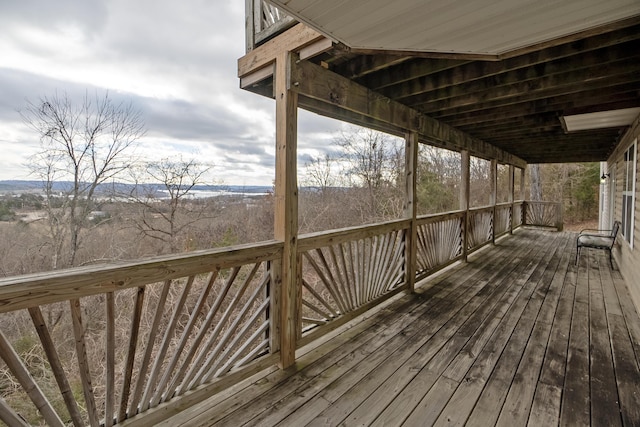 view of deck