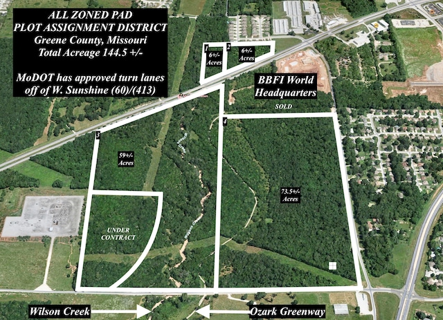 00000 W State Highway 413, Springfield MO, 65807 land for sale