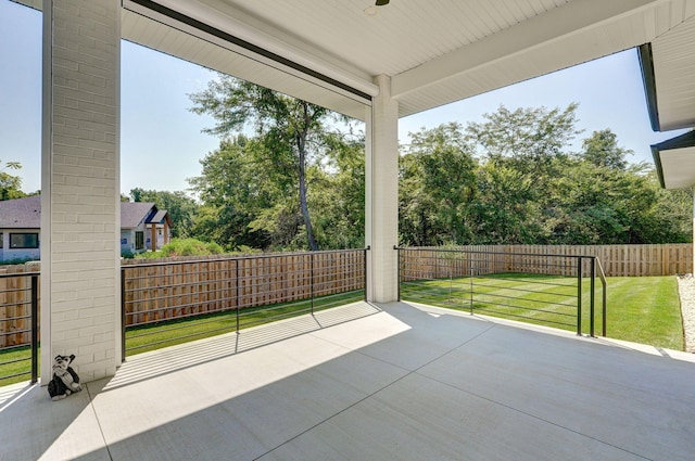 view of patio