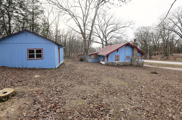 view of property exterior