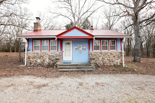 view of ranch-style home