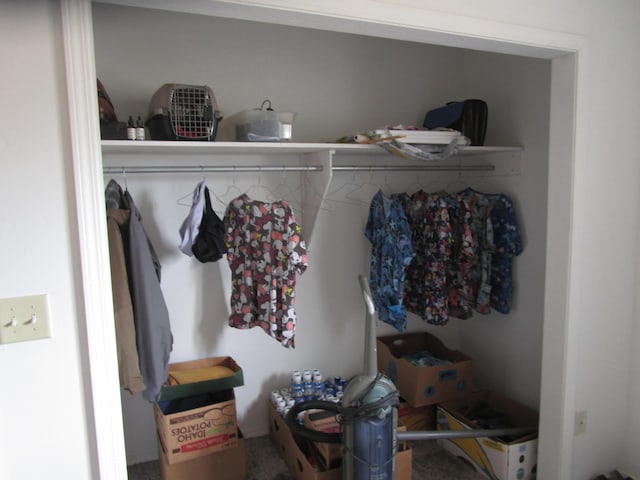 view of closet