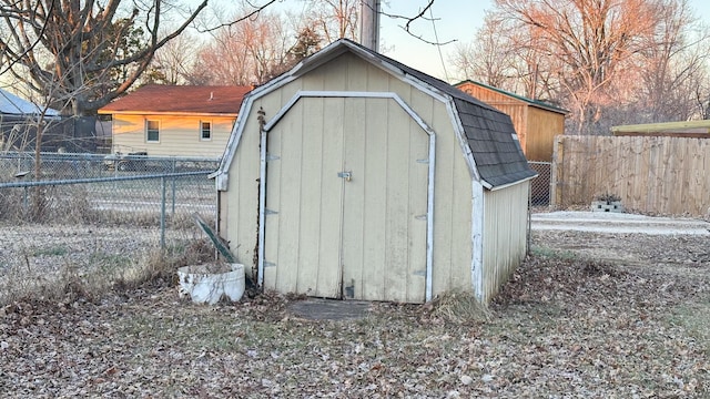 view of outdoor structure