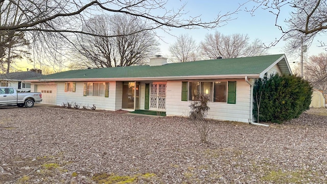 view of ranch-style house