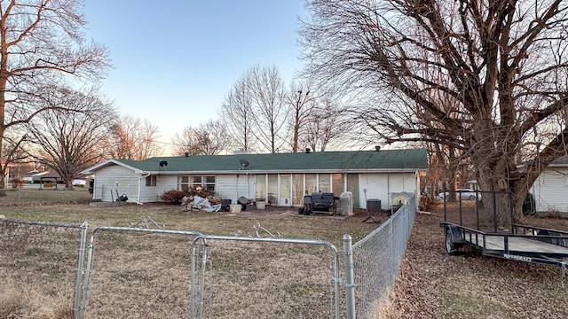 view of rear view of house