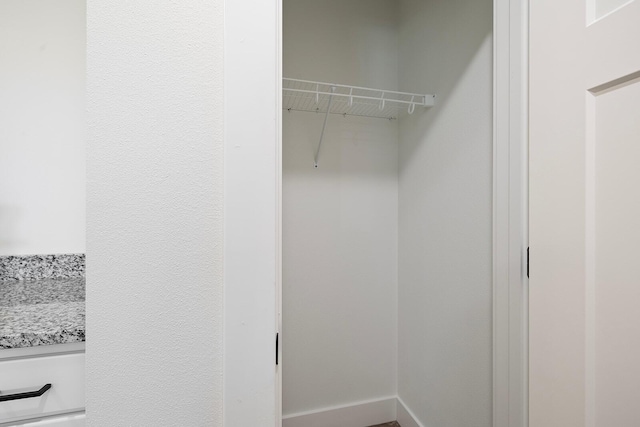 view of closet